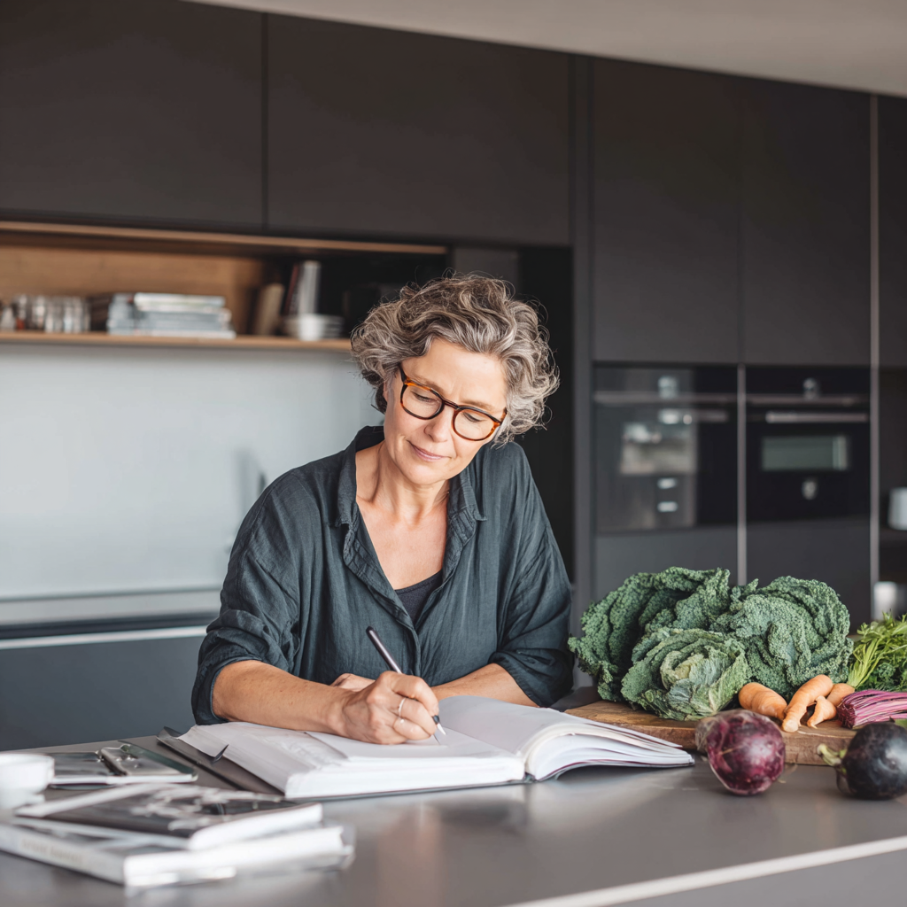 Gesunde Ernährungsplanung mit frischen Zutaten